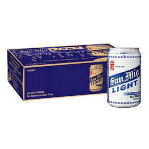 San Mig Light 330 mL Can Case of 24 at ₱1322.00 | Boozy.ph