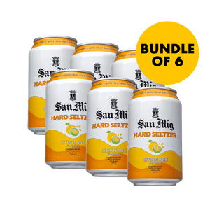 San Mig Hard Seltzer Citrus Mix 330ml Bundle of 6 at ₱354.00 | Boozy.ph