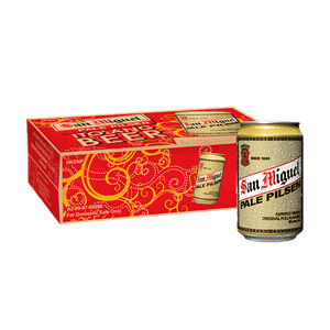 San Miguel Pale Pilsen 330 mL Can Case of 24 at ₱1322.00 | Boozy.ph