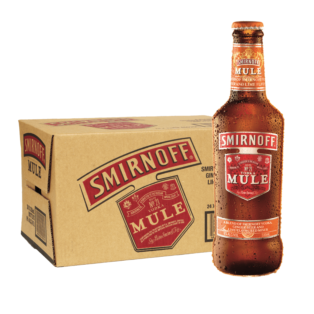 Smirnoff Mule 330ml Case of 24 at ₱1249.00 | Boozy.ph