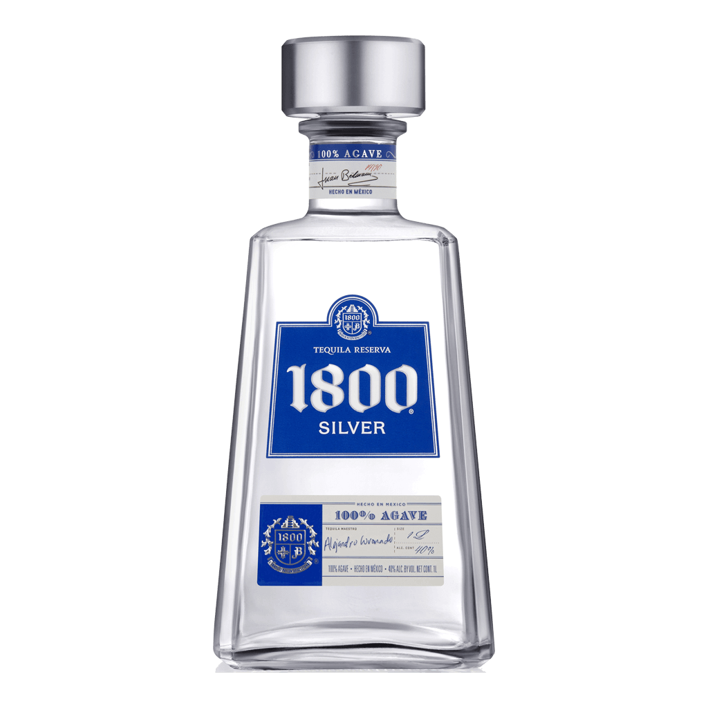 1800 Silver Tequila 750ml at ₱1899.00 | Boozy.ph