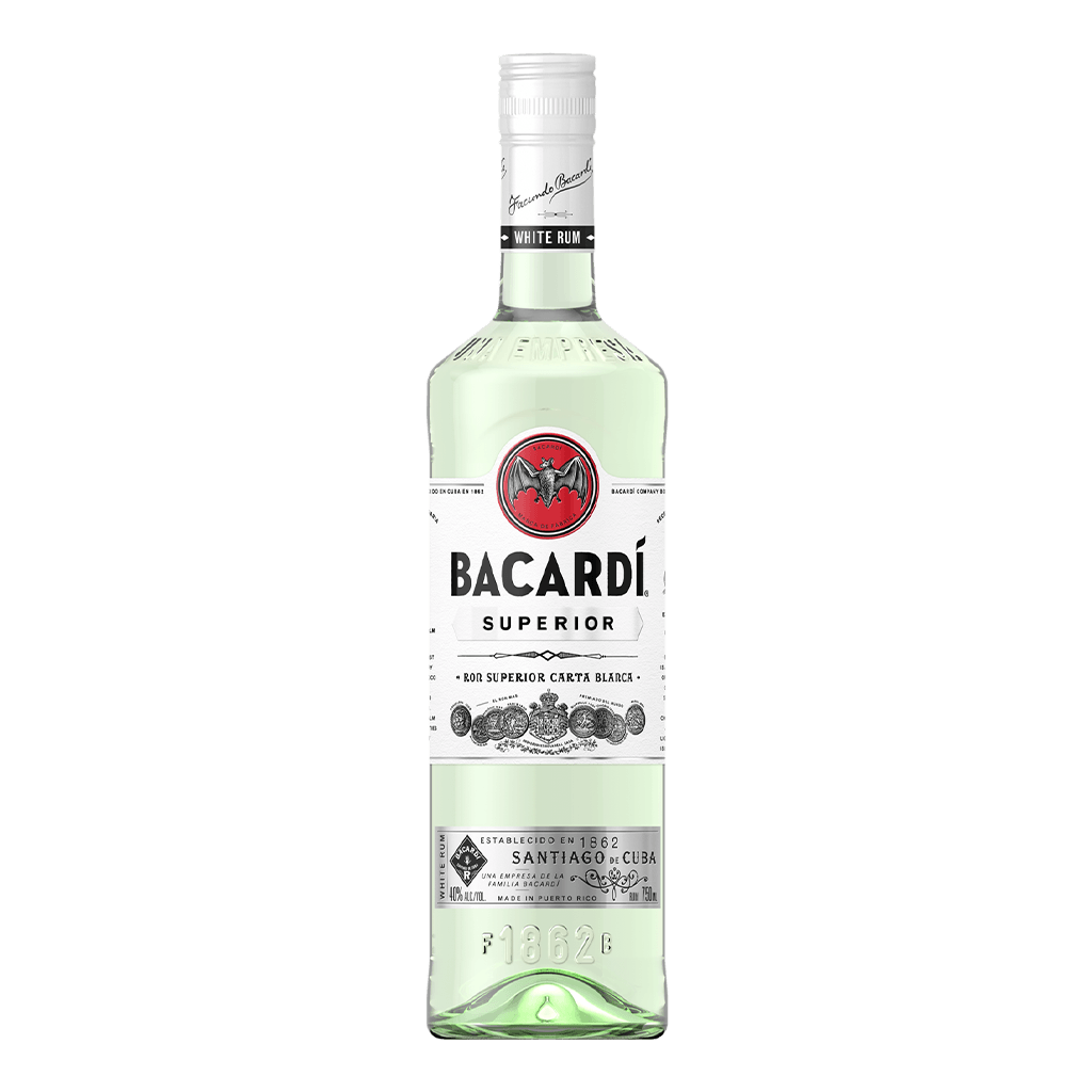 Bacardi Superior 750ml at ₱799.00 | Boozy.ph