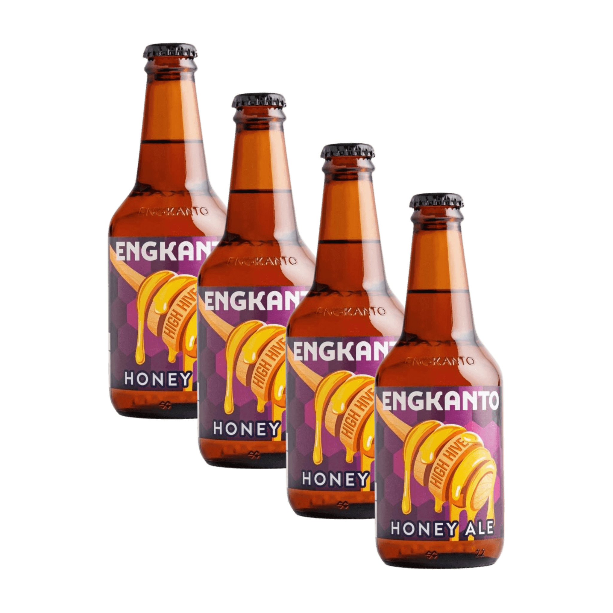 Engkanto High Hive - Honey Ale 330mL Bottle 4-Pack at ₱431.00 | Boozy.ph